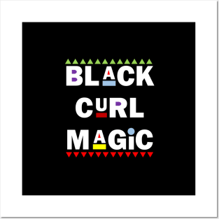 Black Curl Magic Posters and Art